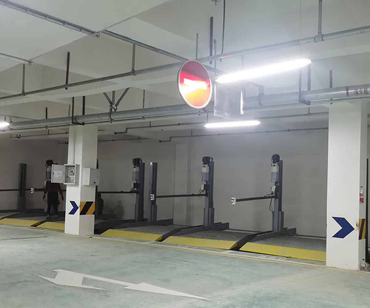 雙層升降平移式立體停車場租賃.jpg