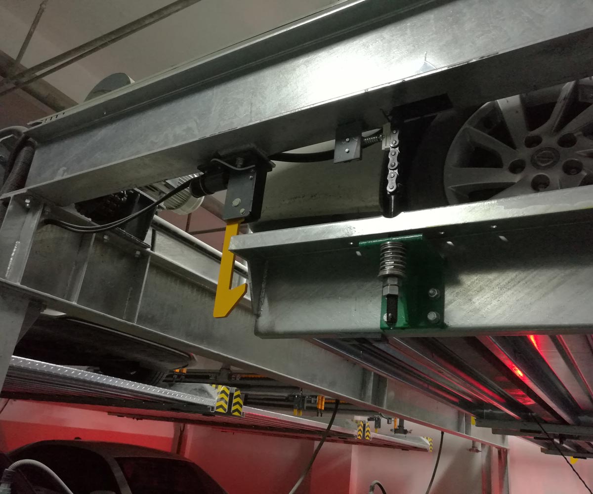 黔西縣PSH2重列二層升降橫移機械式停車設備
